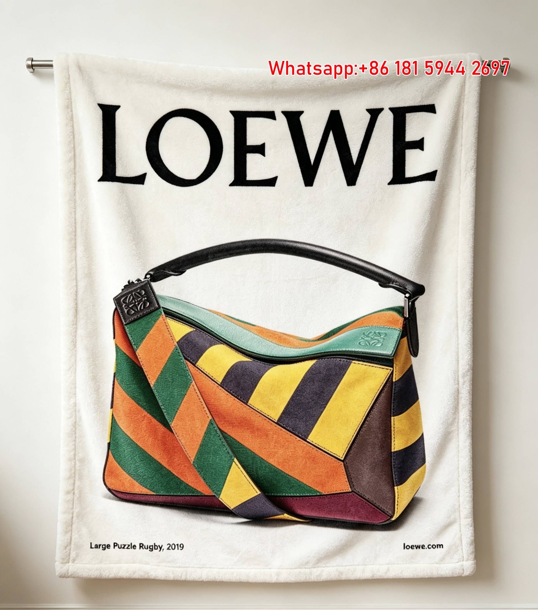 Loewe 001 Woman Perfume Flannel Fleece Throw Blanket L237